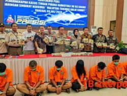 Polda Lampung Gagalkan Pengiriman 30 Kg Sabu di Tol Bakauheni