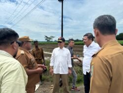 Dukung Program Swasembada Pangan,Tokoh Pertanian Lampung Tinjau Lahan Cetak Sawah 1000 Hektar
