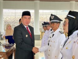 Bupati Dendi,Lantik Enam Pj Kepala Desa di Pesawaran