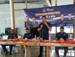 NasDem Pesawaran Rayakan HUT ke-14 dengan Konsolidasi di Tutup Dengan Jalan Sehat