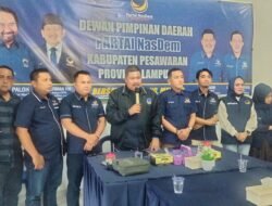 DPD NasDem Pesawaran Beri “Pengampunan” ke TM, PAW Mengancam Jika Pelanggaran Terulang