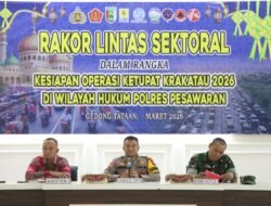 Polres Pesawaran Gelar Rakor Lintas Sektoral Siapkan Operasi Ketupat Krakatau 2026