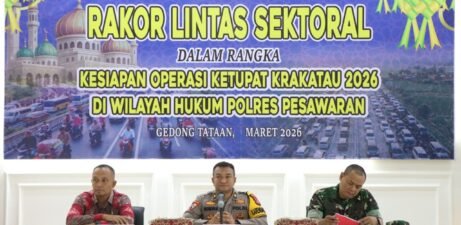 Polres Pesawaran Gelar Rakor Lintas Sektoral Siapkan Operasi Ketupat Krakatau 2026
