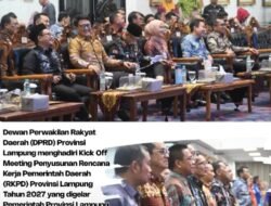 DPRD Provinsi Lampung Hadiri Kick Off Meeting RKPD Provinsi Lampung Tahun 2027