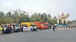 NasDem Pesawaran Bagikan 22 Ribu Masker,Antisipasi Dampak Abu Vulkanik